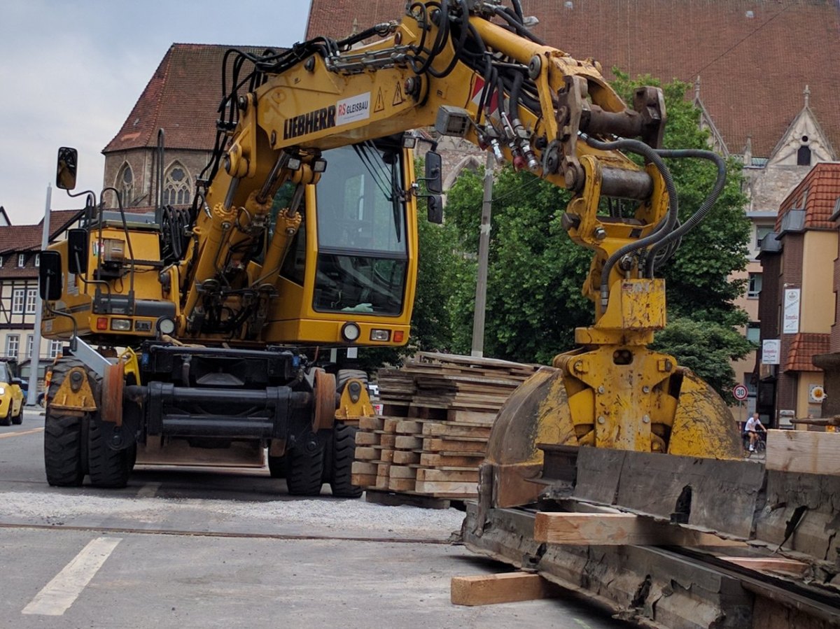 Baustelle Braunschweig Stobenstraße