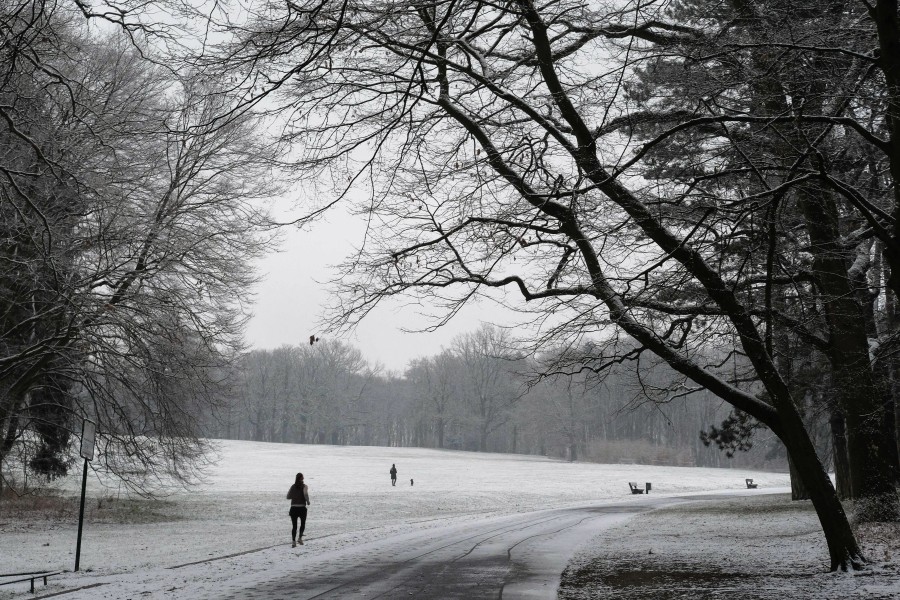 Der Prinzenpark in Braunschweig hat auf Wintermodus geschaltet. 