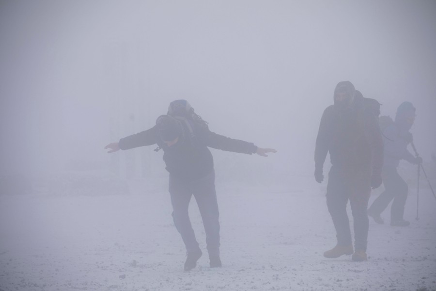 Im Harz und auf dem Brocken werden Spitzenwerte aufgestellt: Hier ziehen Orkanböen mit bis zu 140 km/h vorbei. (Archivbild)