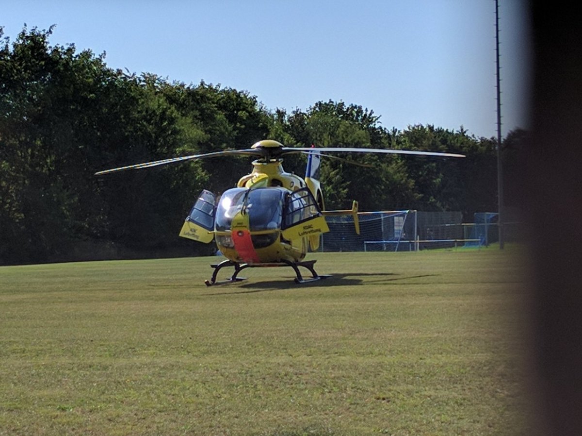 Hubschrauber Heidbergsee