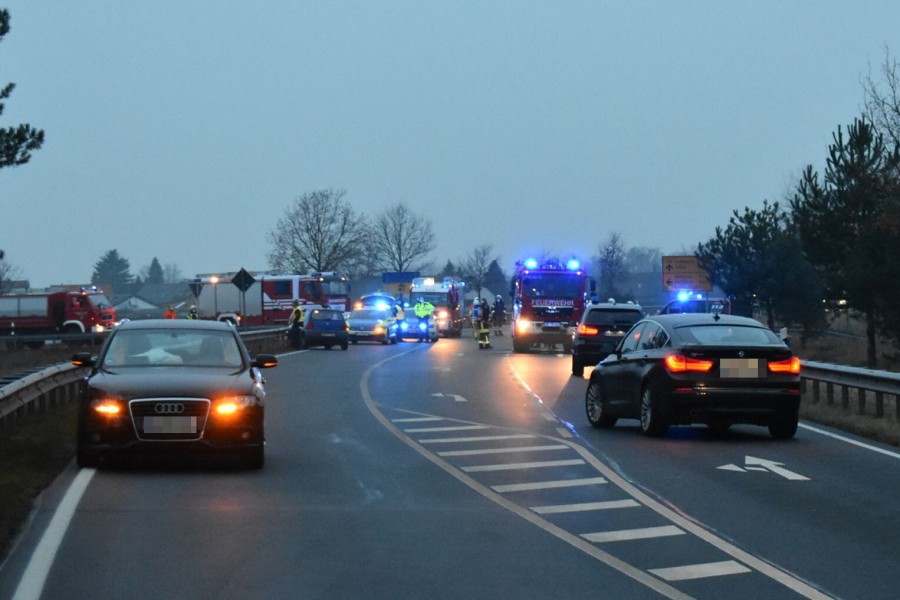 Schwerer Unfall auf der B188 im Kreis Gifhorn!