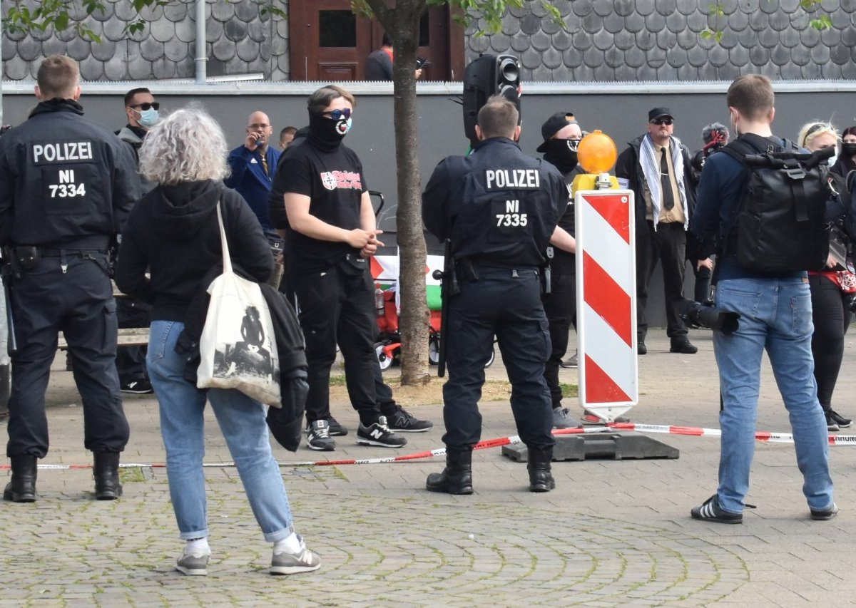 die rechte neonazis demo braunschweig