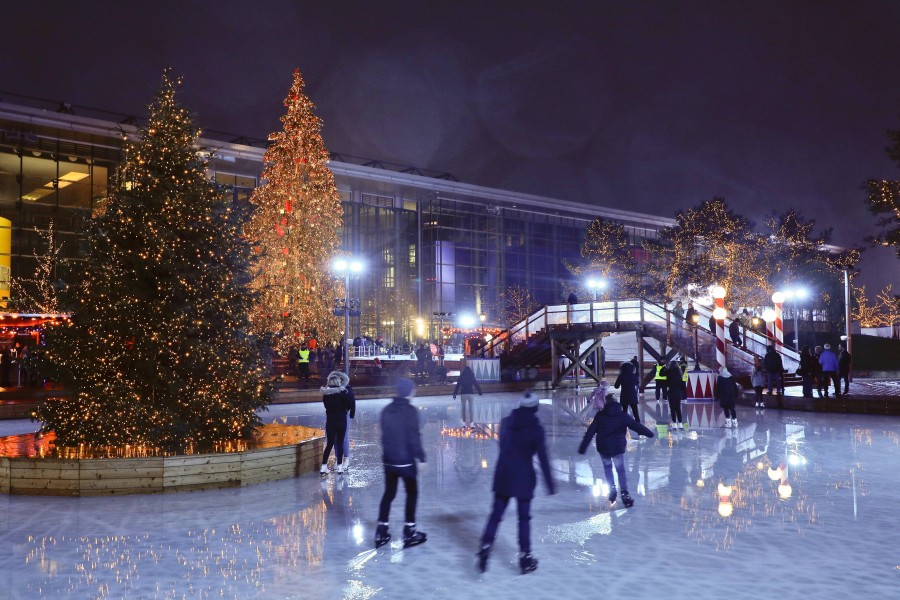 Auch die Eisbahn in der Autostadt fehlt in diesem Jahr. 