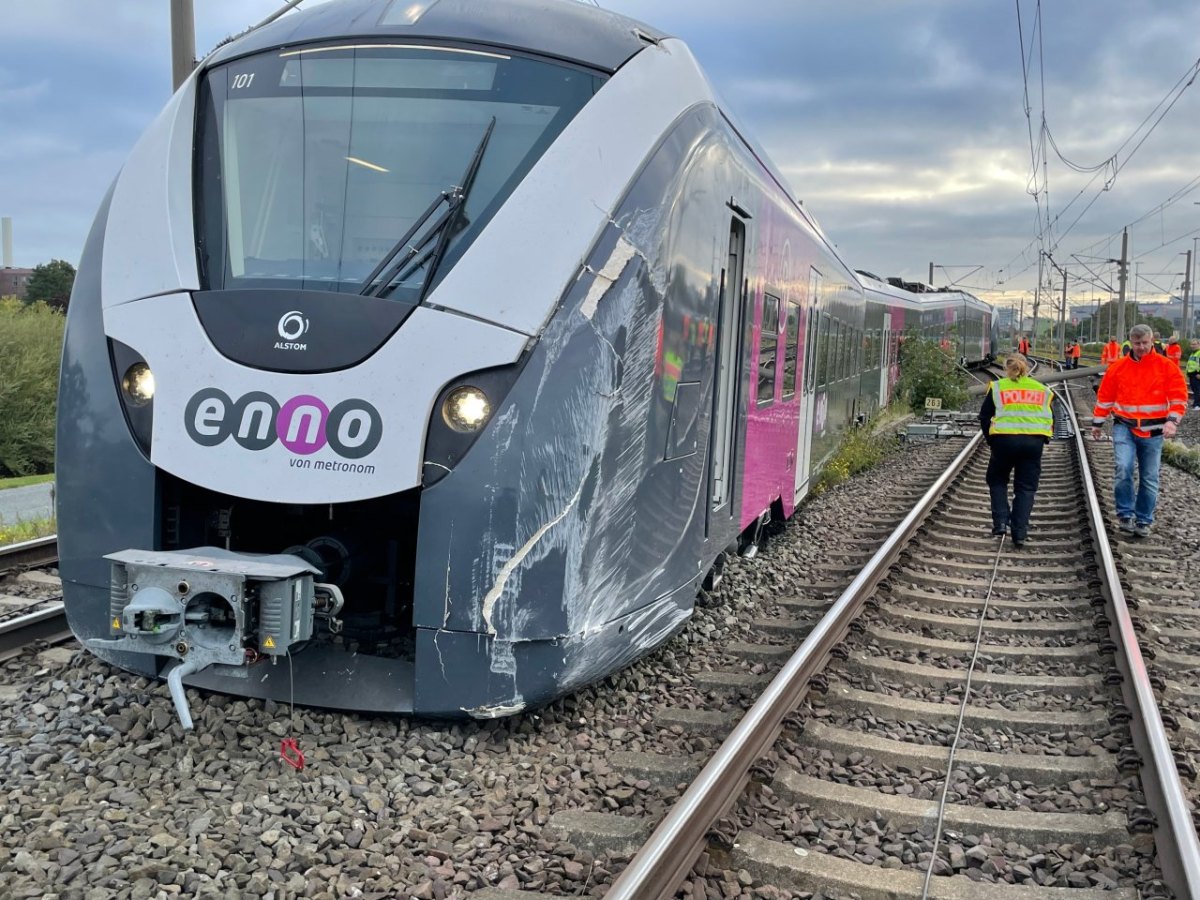 enno entgleist wolfsburg hauptbahnhof