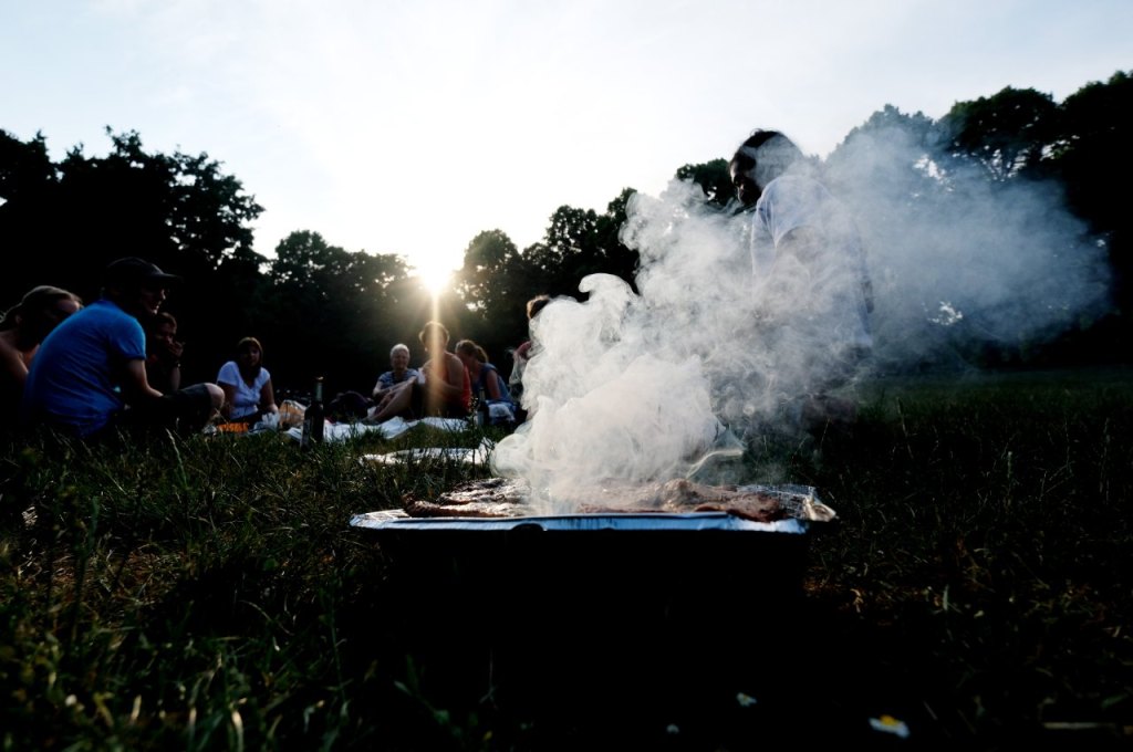 grillen grill park sommer braunschweig