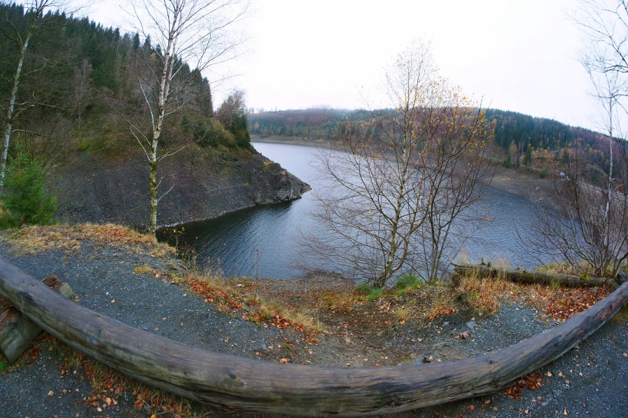 Die Talsperre im Harz. 