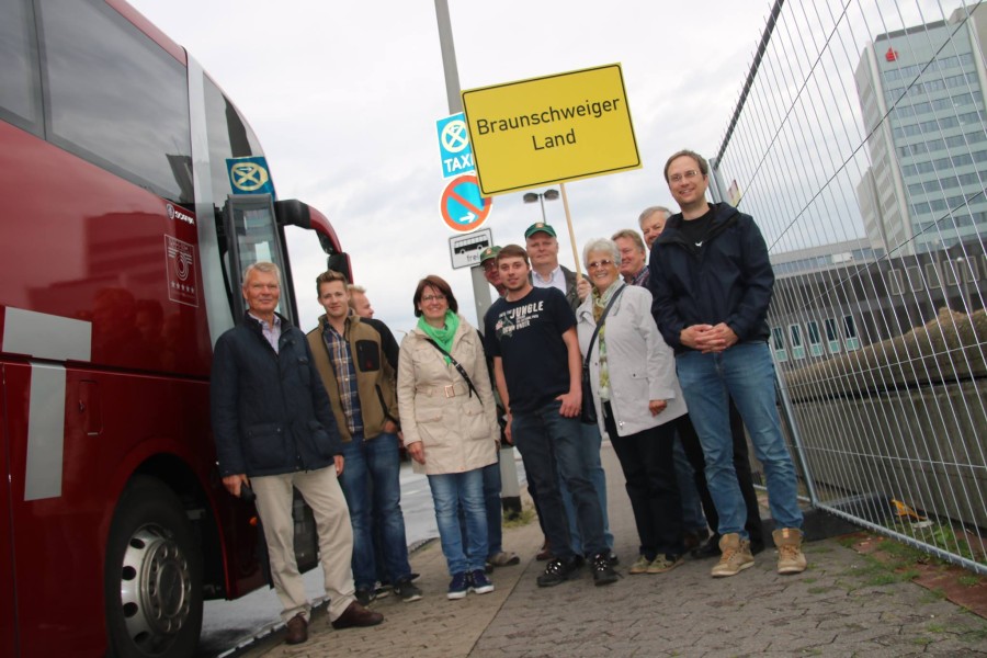 Die Landwirte aus der Region 38 streiken in Hannover.