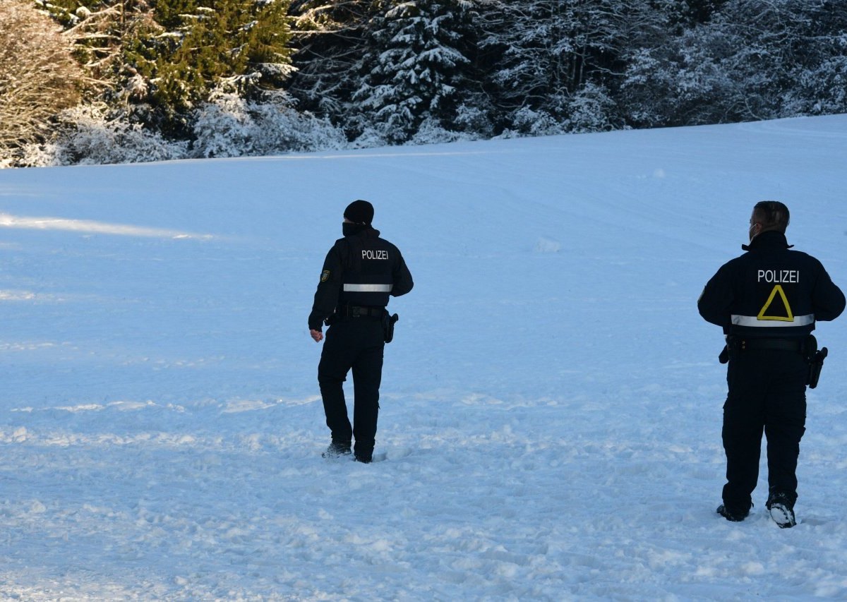 polizei schnee