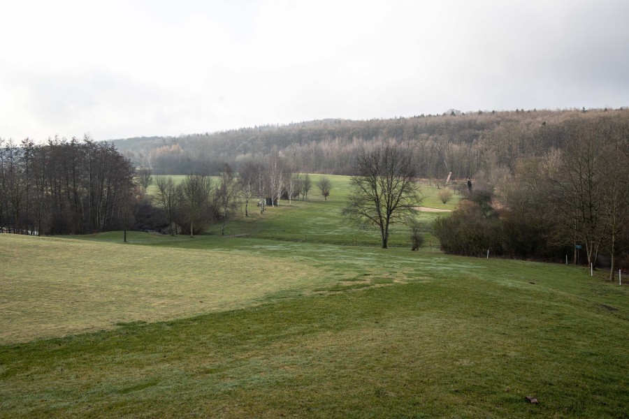 Der Fundort liegt neben dem Golfplatz.