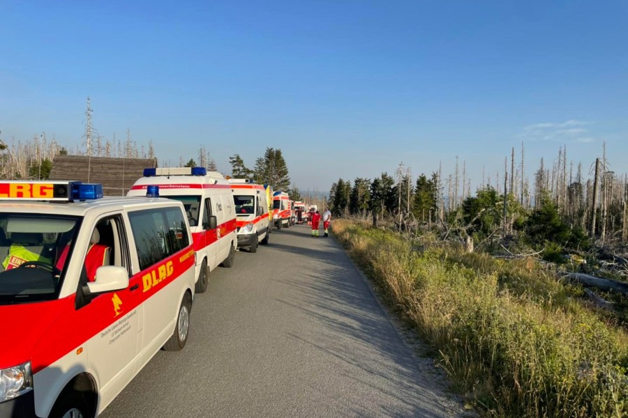 Rettungseinsatz am Brocken im Harz! 