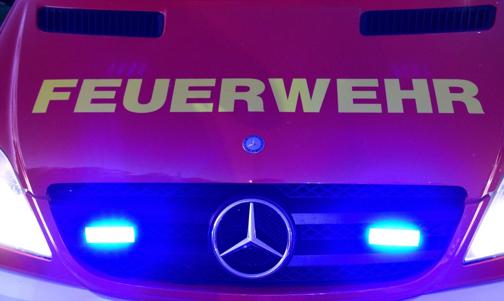 Feuerwehrauto von vorne