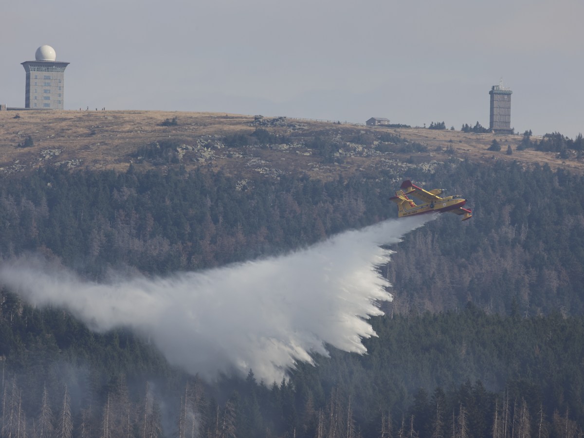 Brand am Brocken