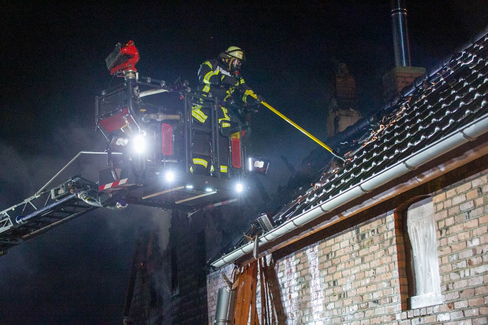 Großbrand in Parsau im Kreis Gifhorn!