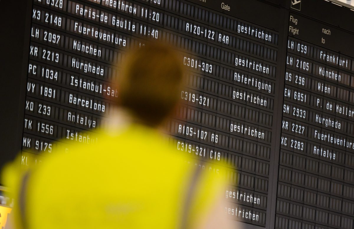 Verdi ruft das Bodenpersonal zum Warnstreik am Flughafen Hannover auf. Das könnte heiter werden...