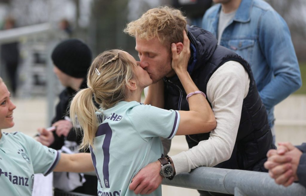 BTSV-Neuzugang Sebastian Griesbeck und seine Freundin Kathrin Hendrich – jetzt müssen sie keine Fernbeziehung mehr führen.