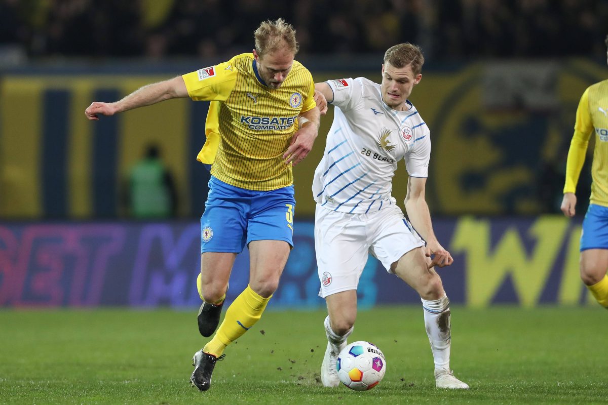 Eintracht Braunschweig verliert gegen Hansa Rostock.