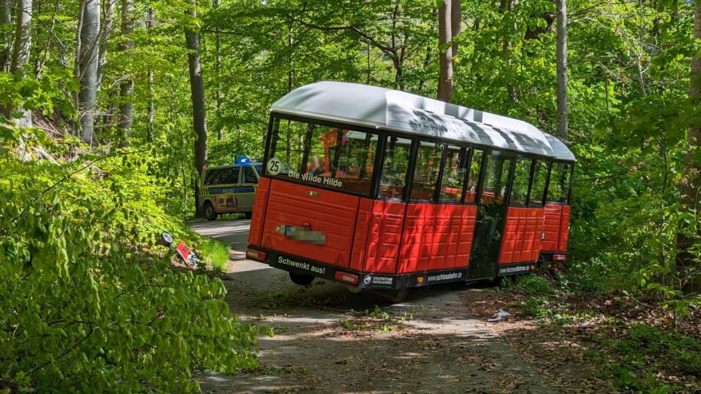 Die Schlossbahn Wernigerode hatte am Sonntag einen Unfall.