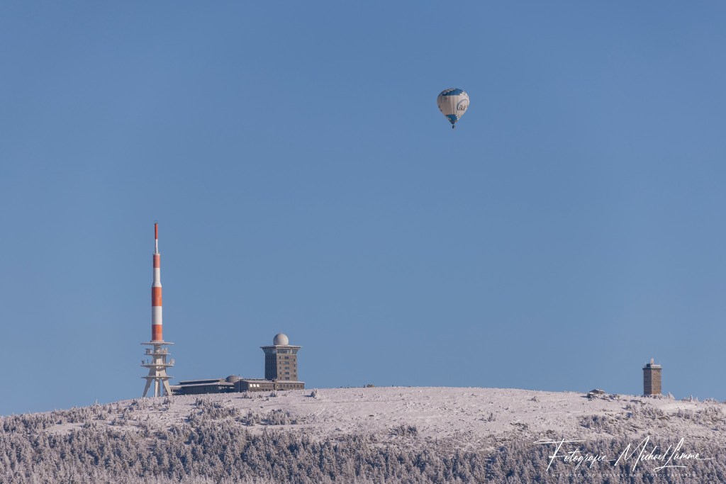 Brockenballon über dem Brocken