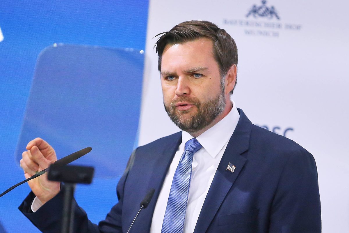 US-Vizepräsident J.D. Vance bei der Münchner Sicherheitskonferenz 2025.