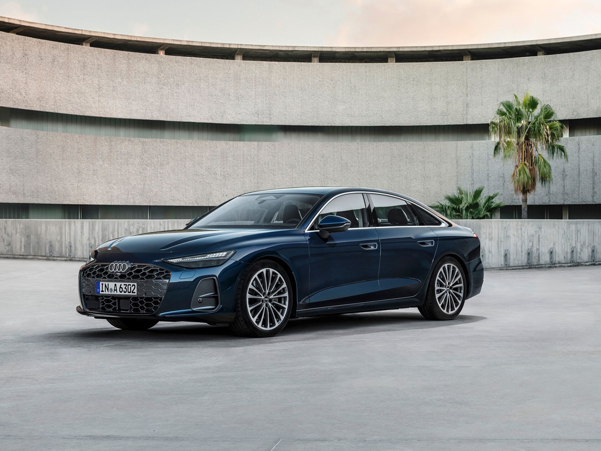 VW-Tochter Audi präsentiert die neue A6 Limousine.