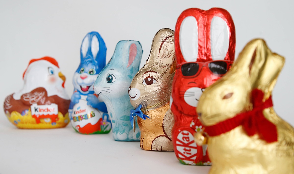 Osterhasen aus Schokolade